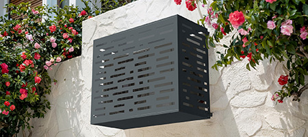 Ilmalämpöpumpun suojakotelo