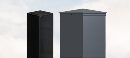 Tolppa portille ja puutarhaportille